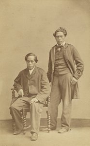 Raihana Tukarawa y Paratene te Manu, c.1863 de John Beattie